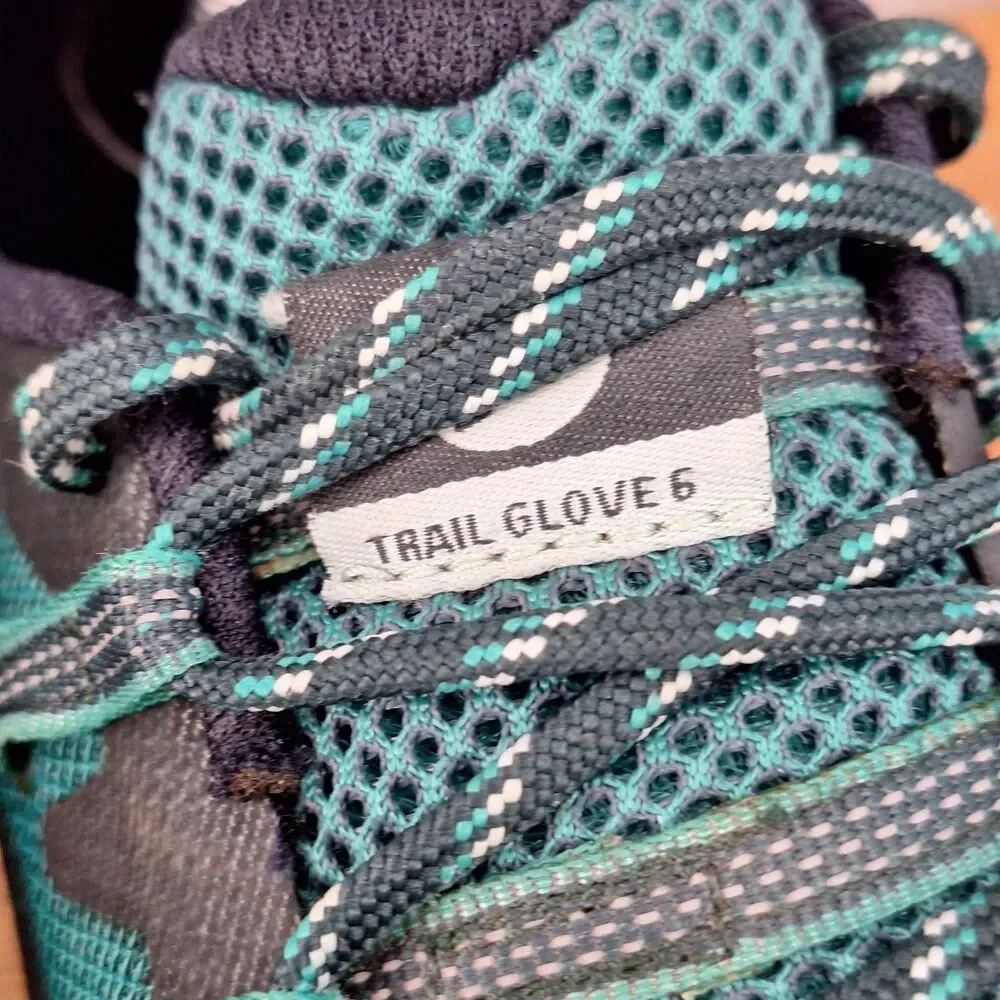 Merrell Trail Glove 6 Womens 9 EU 40 Barefoot Sneakers Teal Blue Mesh Minimalist